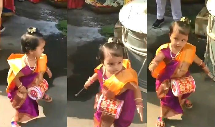 marathi traditional dress for baby girl