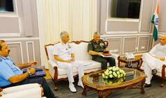 India's Service Chiefs Call on Rajnath Singh to Review Border Security