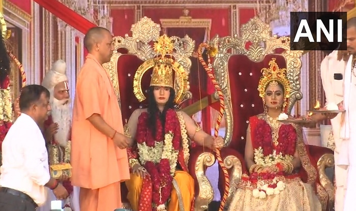 CM Yogi Adityanath, Governor Anandiben Patel Attend 'Deepotsav' in Ayodhya