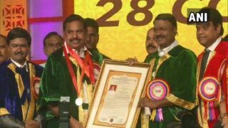 Tamil Nadu CM Edappadi K Palaniswami Receives Doctorate From Dr MGR Educational & Research Institute, Says 'My Responsibilities Are More Now'