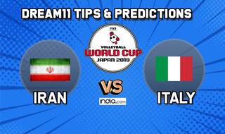 Dream11 Team Iran vs Italy Match 58 Volleyball Men   s WC