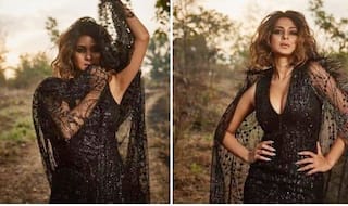 काले रंग की ट्रांसपेरेंट ड्रेस में हॉट लग रही हैं Jennifer Winget, फोटो देखकर कोई भी फिदा हो जाए