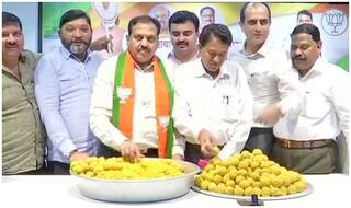 Assembly Election 2019: नतीजों से पहले ही बीजेपी ने की जीत के जश्न की तैयारी, नेताओं ने तैयार कराए लड्डू