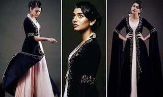 Priya Prakash Varrier Looks Like Royal Princess in Pink Gown And Blue Cape Jacket, Calls Herself Princess Consuela