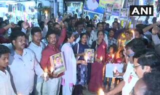 Telangana: RTC Employees Hold Candlelight March Over Death of TSRTC Driver