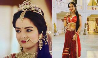 Amrapali Dubey Looks Like Royal Queen in BTS Pics From Rajmahal