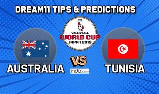 Dream11 Team Australia vs Tunisia Match 59 FIVB Volleyball Men   s World Cup 2019