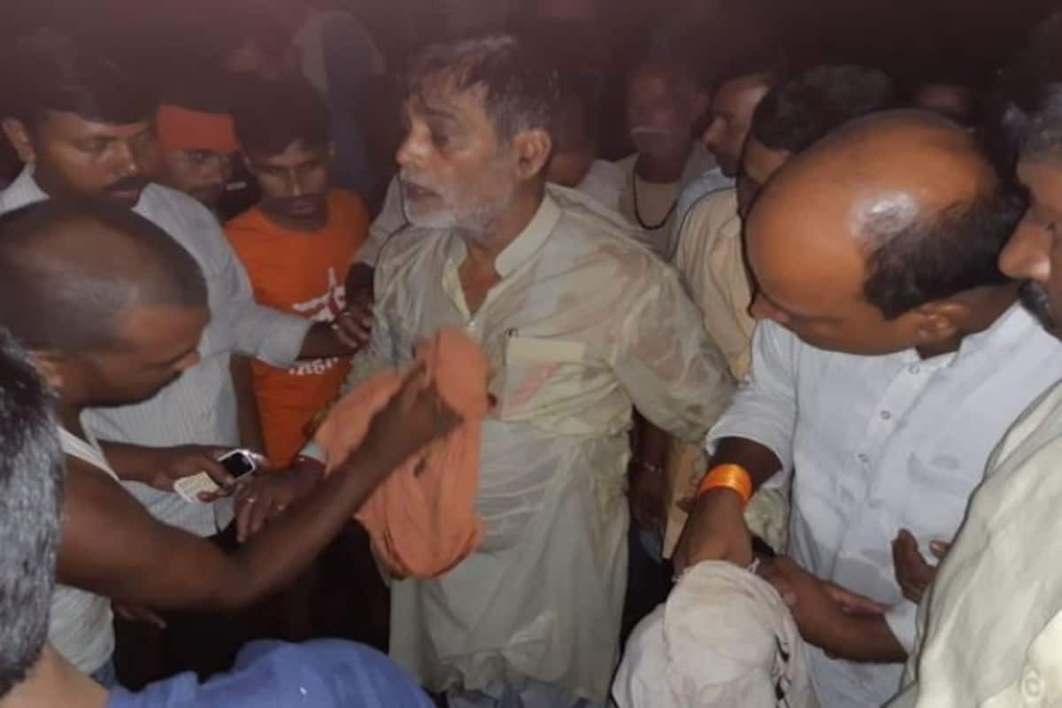 Image result for BJP MP Ramkripal Yadav Flls After His Boat Sunk In Flooded River