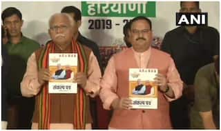 हरियाणा: BJP का घोषणा पत्र जारी, अनुसूचित जाति को बिना गारंटी कर्ज देने, किसानों की आय दोगुनी करने का वादा
