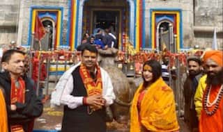 Maharashtra Polls: Day Before Results, CM Fadnavis Visits Kedarnath Temple to Seek Blessings