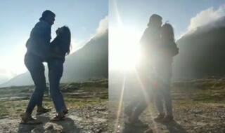Milind-Ankita Dance And Kiss Each Other on The Highest Point of Rohtang, Manali    Watch