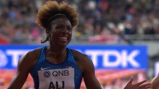 'Supermom' Nia Ali Claims 100m Hurdles Gold at The World Athletics Championships