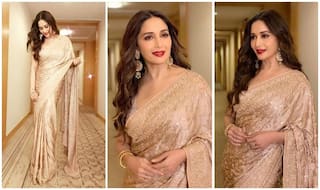 Madhuri Dixit's Sizzling Saree Game in Latest Viral Pictures Prove Why She Rules Tag of Timeless Beauty