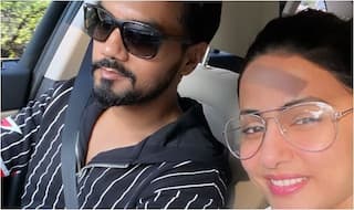 Hina Khan Kissing Rocky Jaiswal Right in The Middle of Car Ride Sets Fans Gushing Over Viral Picture