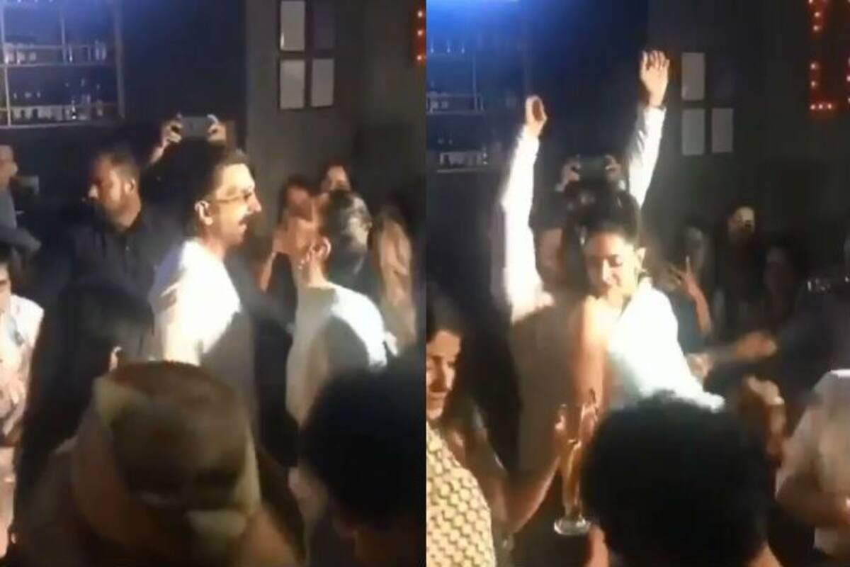 Image result for latest images of ranveer singh new movie 83 wrap up party