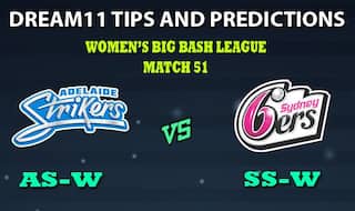 Adelaide Strikers Women vs Sydney Sixers Women Dream11 Team Prediction Women   s Big Bash League 2019