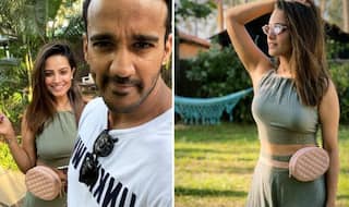 Anita Hassandani Raises Hotness Bar in Green Crop Top And Skirt as She Vacays in Goa With Hubby Rohit Reddy