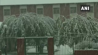 J&K Receives First Snowfall; Flights Cancelled | Watch Video