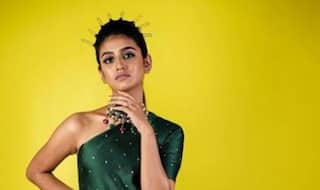 Priya Parakash Varrier Looks Nothing Less Than Princess in Green Kurti And Black Palazzo