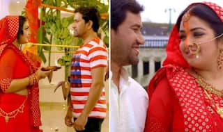Bhojpuri Hot Couple Amrapali Dubey, Nirahua's Chhath Puja Song 'Pahile Pahile Baani Kaile Chhathi Maiya' From Nirahua Chalal London Goes Viral - Watch