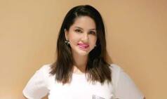 Sunny Leone Ups The Glam Quotient in Simple White Top And Shimmery Silver Skirt, Pictures go Viral