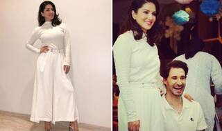 Sunny Leone Looks Radiant in Simple White Dress, Shares Candid Moment With Hubby Daniel Weber