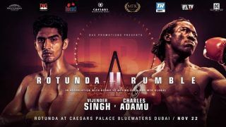 Vijender Singh to Take on Former Commonwealth Champion Charles Adamu in Dubai Showdown on November 22