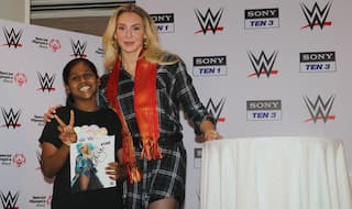 WWE Superstar And 10-Time WWE Woman's Champion, Charlotte Flair Celebrates Children's Day With The Kids From Special Olympics Bharat