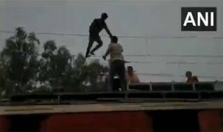 हैरतअंगेज वाकया, ओवर हेड वायर से लटके युवक की ऐसे बच गई जिंदगी