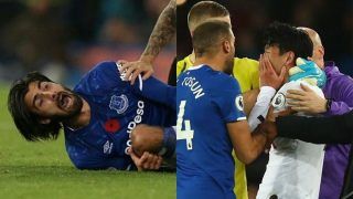 WATCH: Andre Gomes Suffers Horrific Injury After Son Heung-min Tackle During Everton-Tottenham Premier League Match