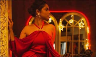 Baaghi 3 Star Ankita Lokhande Paints Our Mid-Week Blues Red With Hot Pictures in Sultry Gown