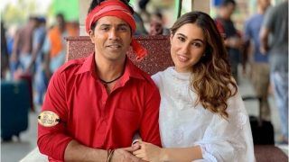 Sara Ali Khan-Varun Dhawan Are Full of Complaints For Each Other as They Share Viral Picture From Coolie No.1 Sets