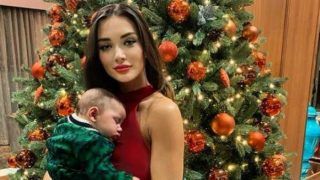 Amy Jackson Shares Adorable Picture With Her Little Munchkin Andreas, Wishes Him His First Christmas