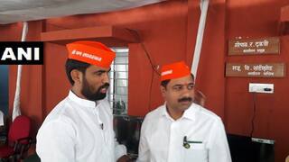 BJP MLAs Arrive For Maharashtra Assembly's Winter Session Wearing 'I Am Savarkar' Caps