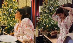 Mouni Roy Spends Her Christmas Sipping Wine as She Enjoys Her Evening at Restaurant