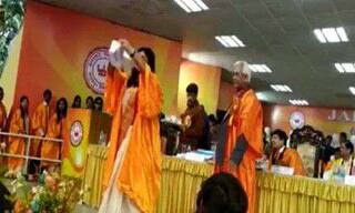 Watch | Jadavpur Varsity Student Tears Apart Copy of Citizenship Act While Receiving Degree