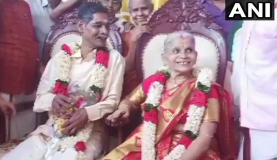 Kerala Couple in Their 60s Marry After Falling In Love At Old Age Home, Pics Go Viral