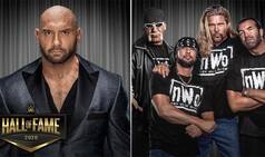 Batista, NWO's Hulk Hogan, Scott Hall, Kevin Nash, Sean Waltman in WWE Hall of Fame 2020