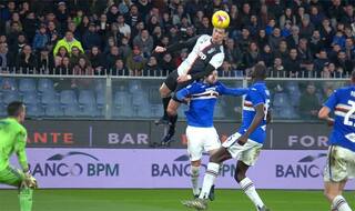 Ronaldo Leaps 2.56 Metres to Score Gravity-Defying Header in Juventus' 2-1 Win Over Sampdoria | WATCH VIDEO
