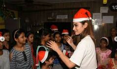 Merry Christmas 2019: Mouni Roy Turns Santa For HIV Affected Children