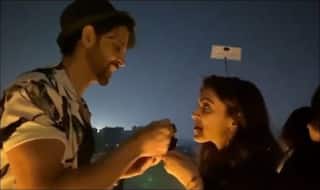 Deepika Can't Take Her Eyes Off Hrithik as he Feeds Her Chocolate Cake And we Wonder Where is Ranveer