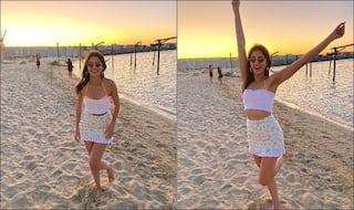 Ananya's 'Saat Samundar Par' Dance Before Dubai's Sunset is Vacay Goals And THESE Pictures Are Proof!