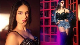 Sunny Leone's Denim With Kiss Marks Give Summery Vibes This Winter, Viral Pictures Leave Fans Awestruck