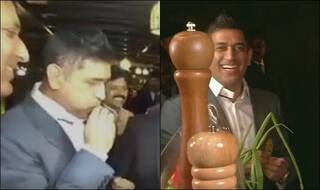 WATCH: Dhoni Does The Unthinkable, Tries to Whistle Using Spring Onions