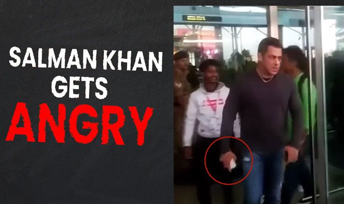 Salman Khan Snatches Phone of Fan Trying to Take Selfie With Him