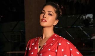Sunny Leone is a True 'Baby Doll' in Floral Red Crop Top And Skirt And THESE Pictures Are The Proof