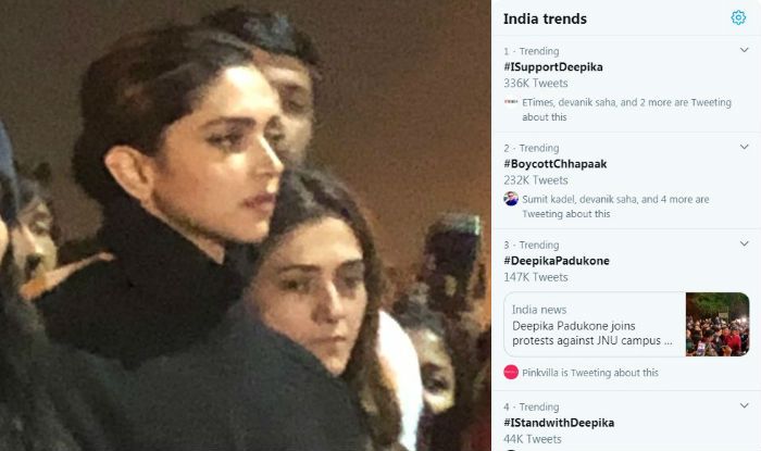 Image result for bollywood-boycott-chhapaak-trending-as-soon-as-actress-deepika-padukone-reaches-jnu