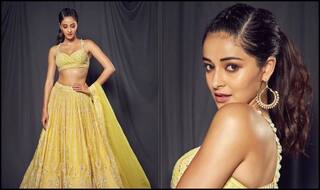 Ananya's Sultry Yellow Lehenga-Braided Ponytail is Wedding Look Alert And THESE Pics Are Proof!