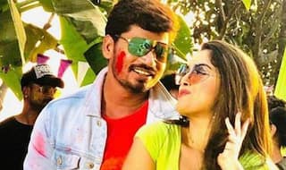 Bhojpuri Sizzler Amrapali Dubey Shoots For Special Holi Song, Looks Hot in BTS Pictures