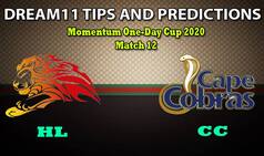 HL vs CC Dream11 Team Prediction, Momentum One-Day Cup 2020, Match 12